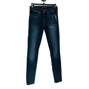 Calvin Rucker Los Angeles "HEARTBREAKER" Zipper Pocket Dark Denim Jeans Sz 25